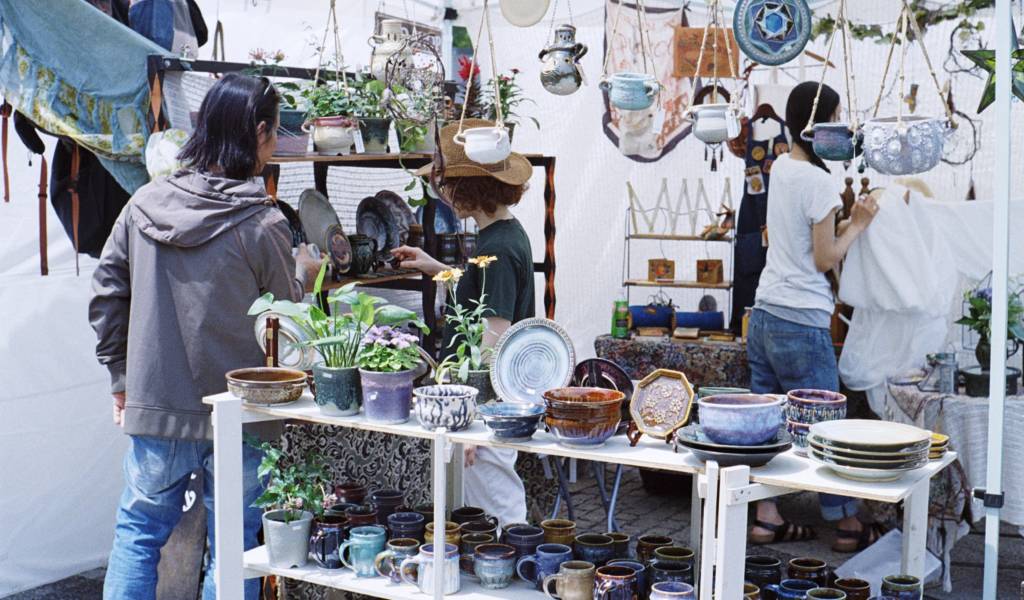 yoyogi park flea market